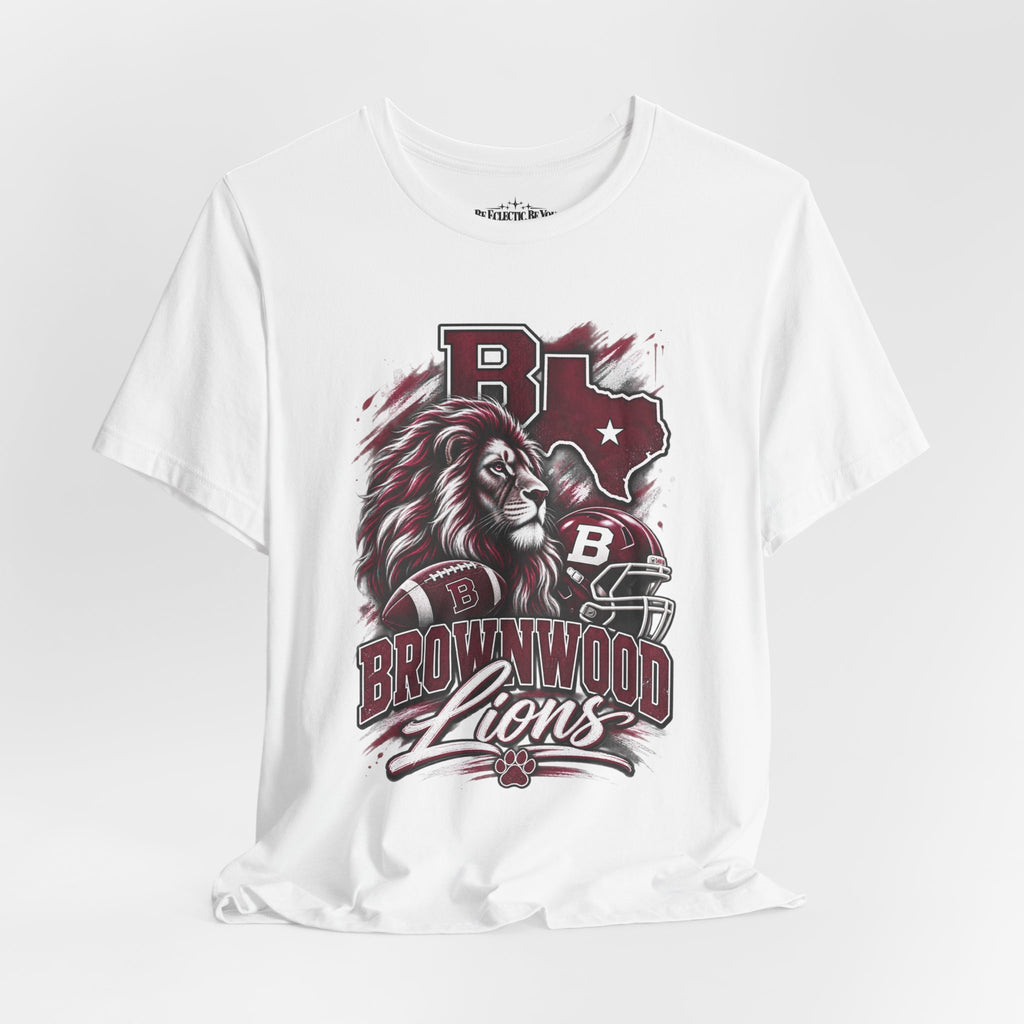 Brownwood Lions Mascot Graphic T-Shirt