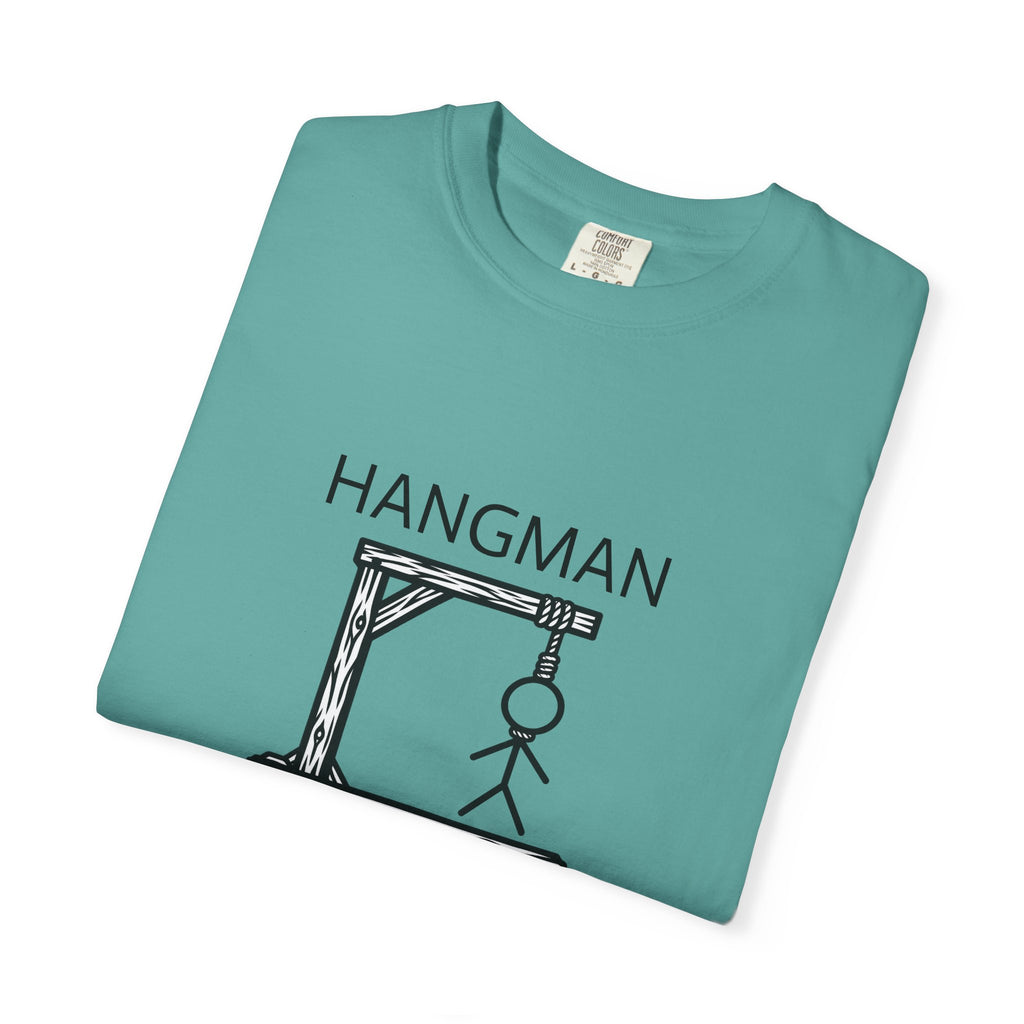 Hangman Game Unisex Garment-Dyed T-shirt