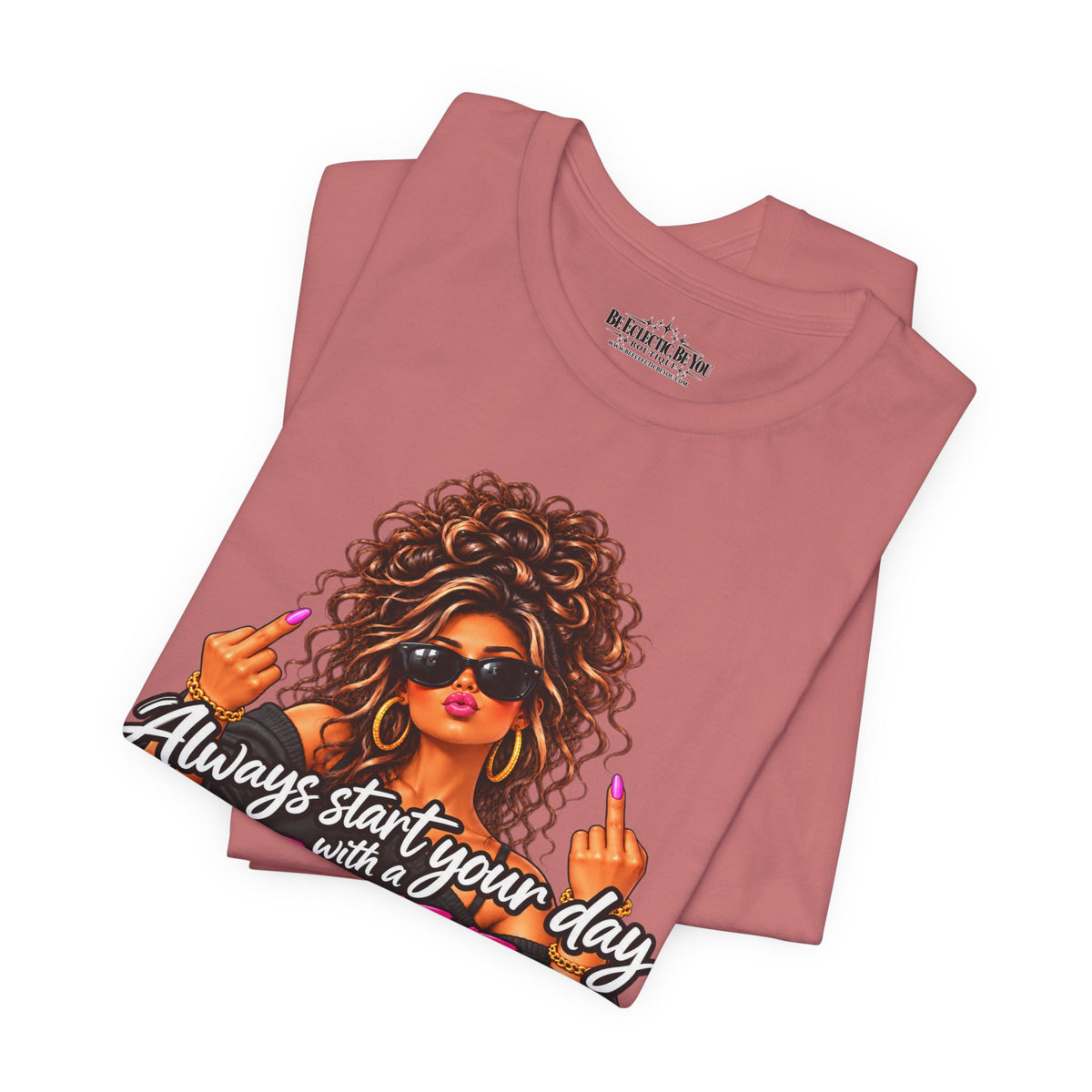 Positive Attitude Inspirational Women’s Graphic Tee