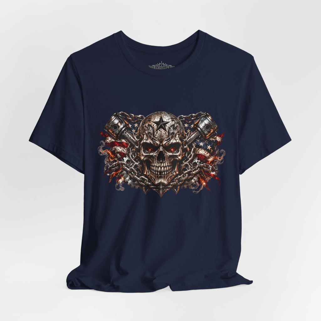 Skull and Chains Gothic Metal T-Shirt
