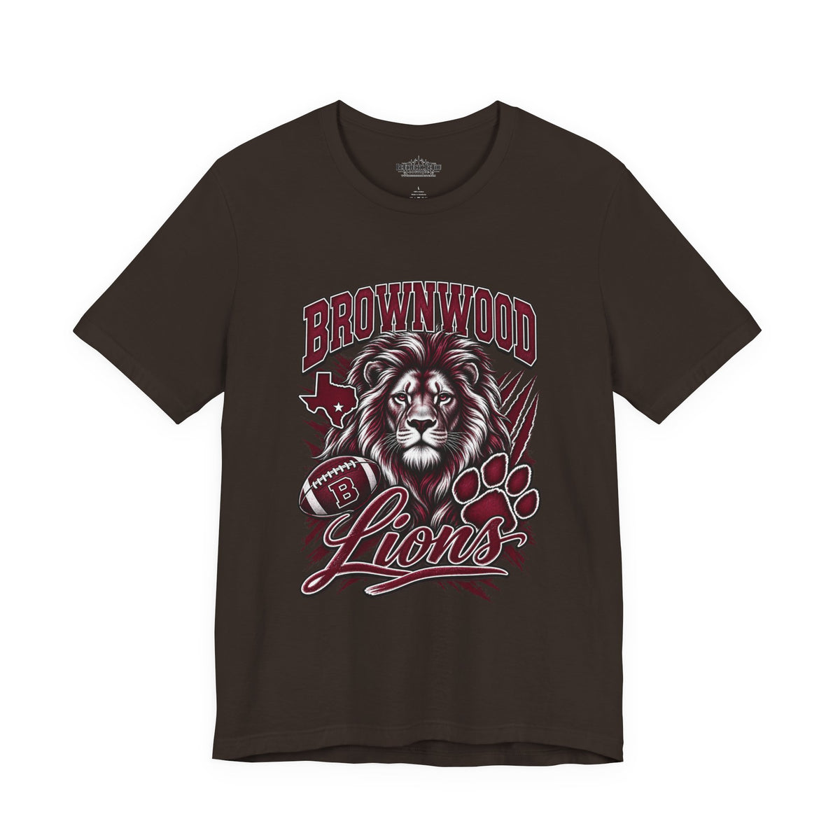 Brownwood Lions Vintage Lion Graphic T-Shirt