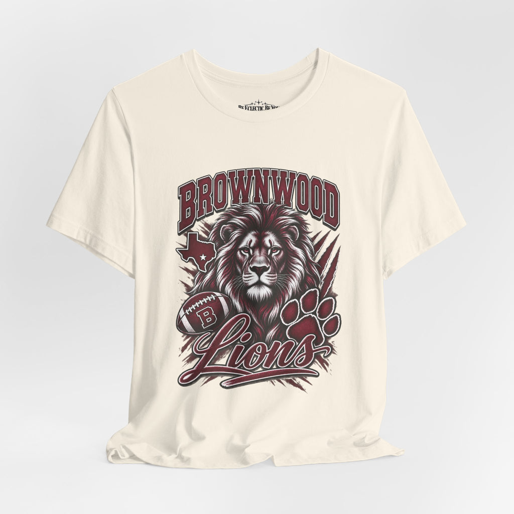 Brownwood Lions Vintage Lion Graphic T-Shirt