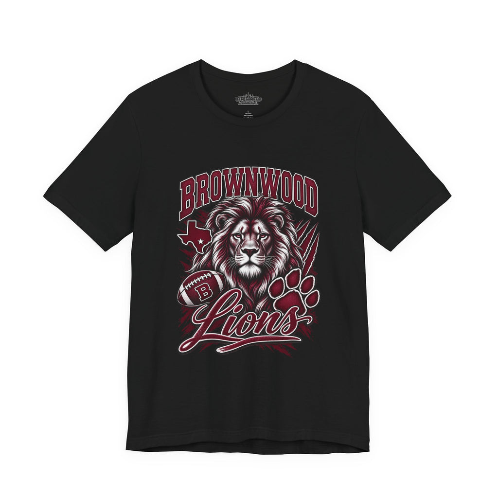 Brownwood Lions Vintage Lion Graphic T-Shirt