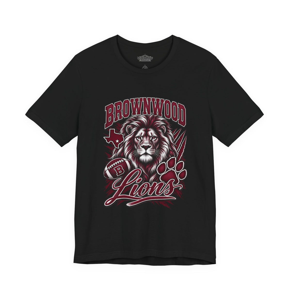 Brownwood Lions Vintage Lion Graphic T-Shirt
