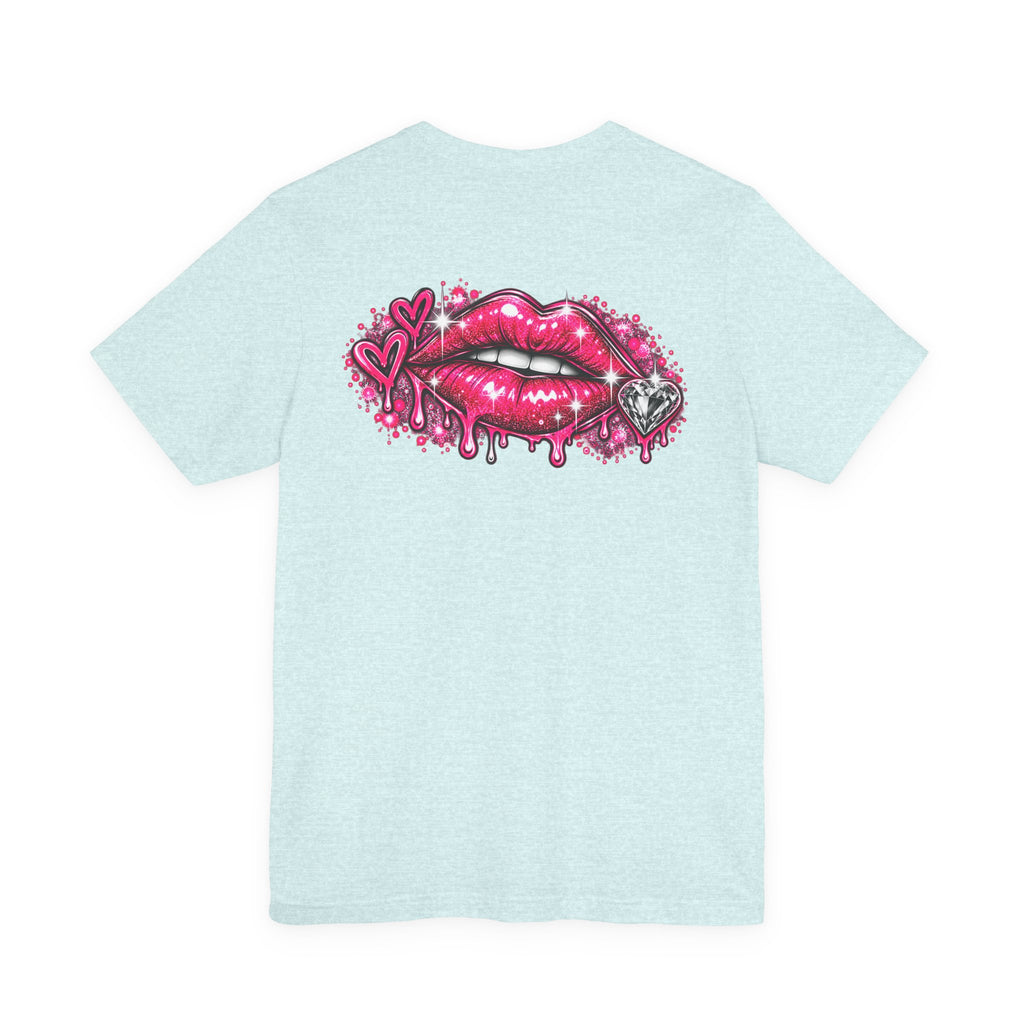 Sparkly Pink Lips Graphic Tee