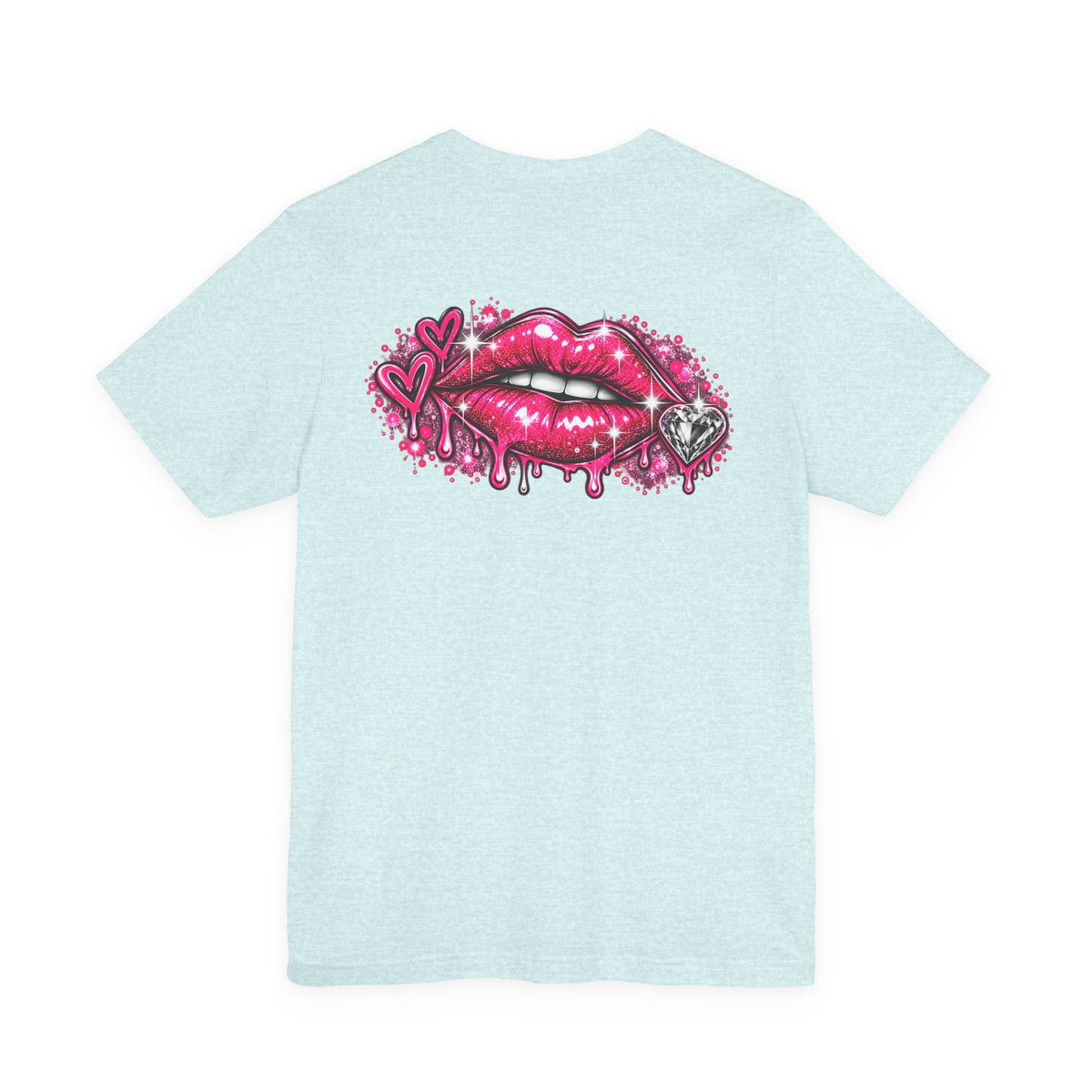 Sparkly Pink Lips Graphic Tee