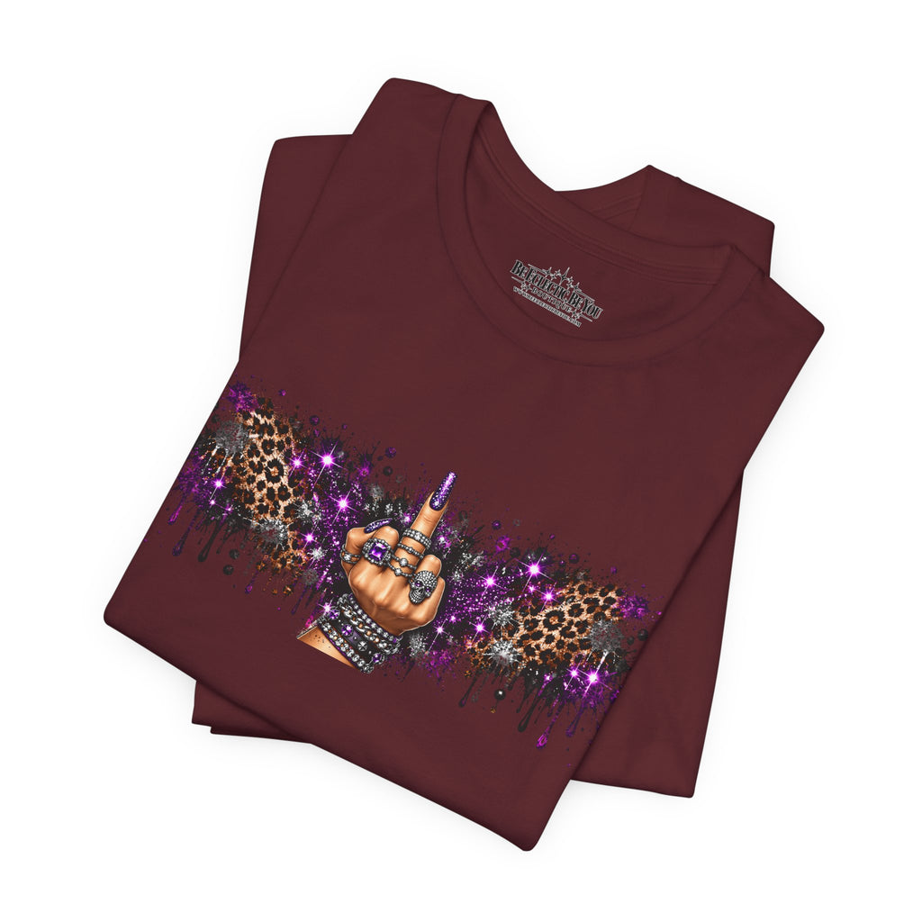 Rude Finger Graphic T-Shirt