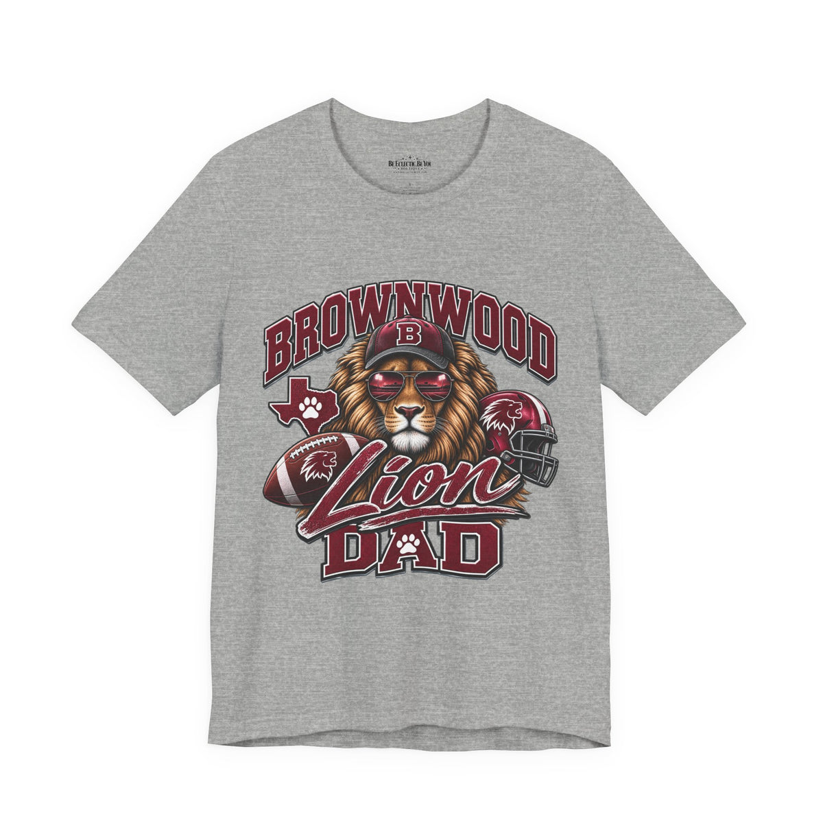 Brownwood Lion Dad Graphic T-Shirt