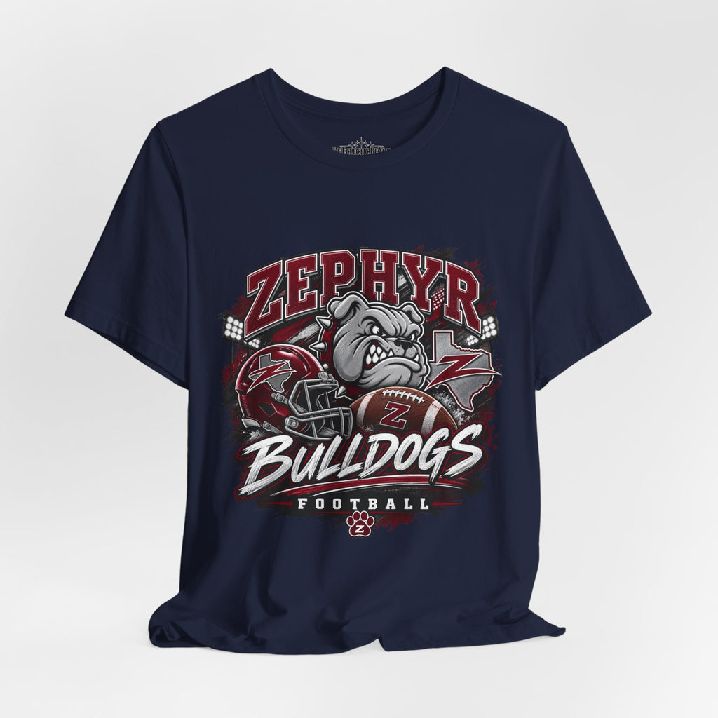 Zephyr Bulldogs Football Graphic Tee