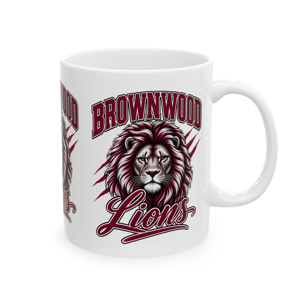 Brownwood Lions Ceramic Mug — Lion Mascot Coffee Cup (11oz & 15oz)