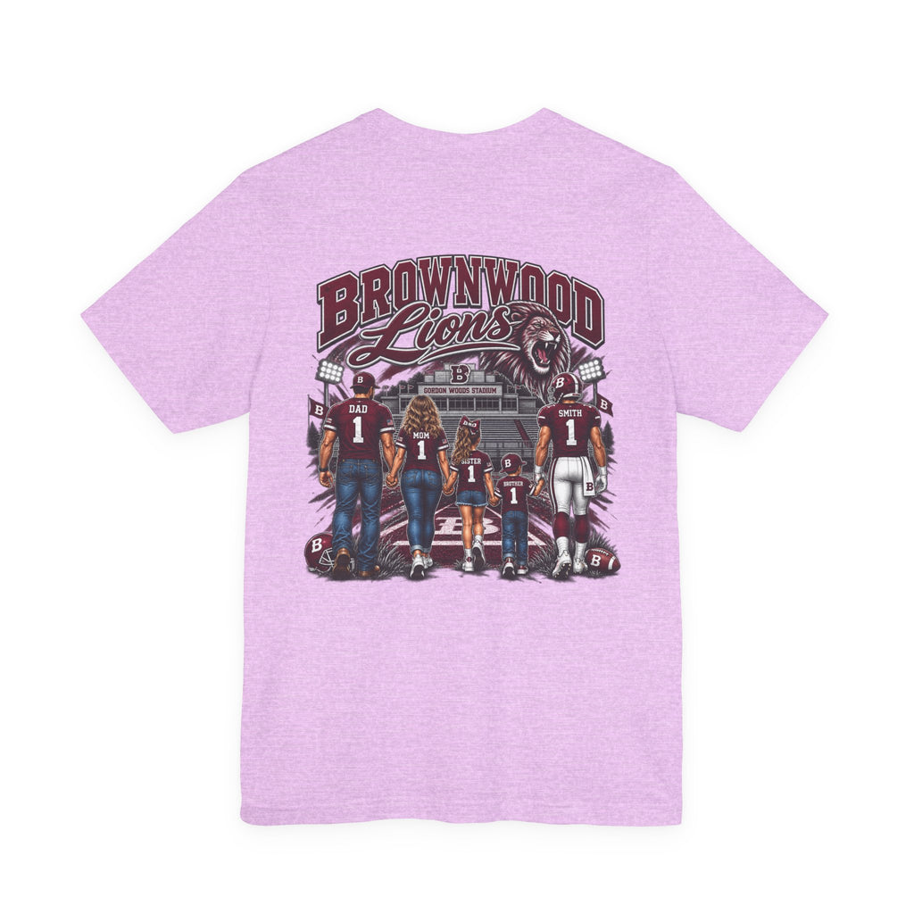 Brownwood Lions Family Football Graphic T-Shirt