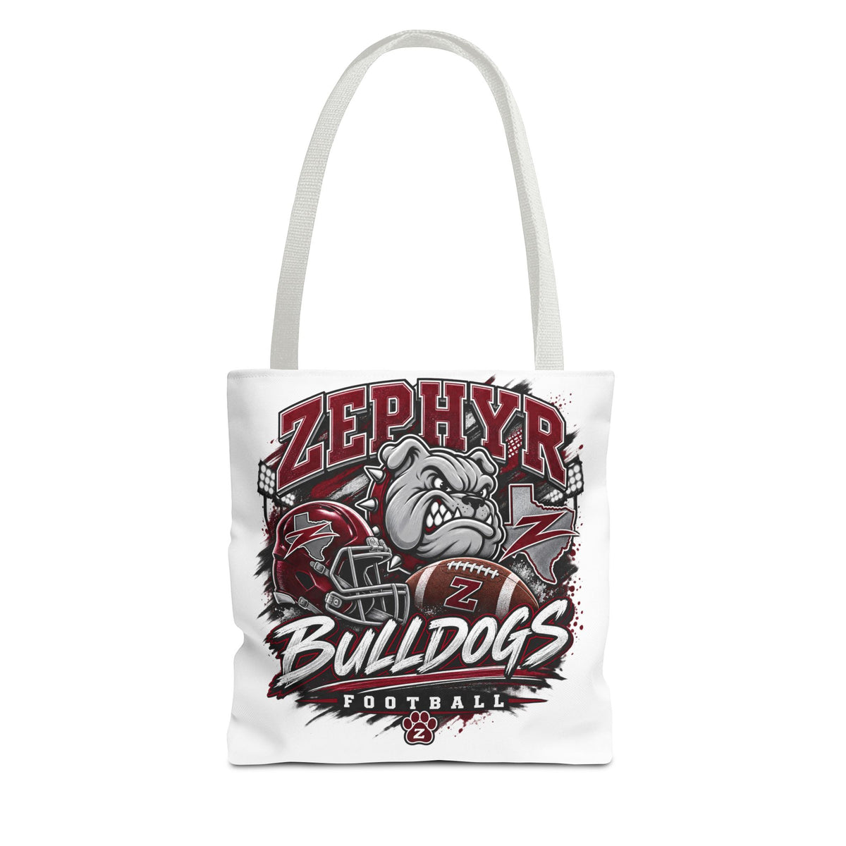 Zephyr Bulldogs Football Tote