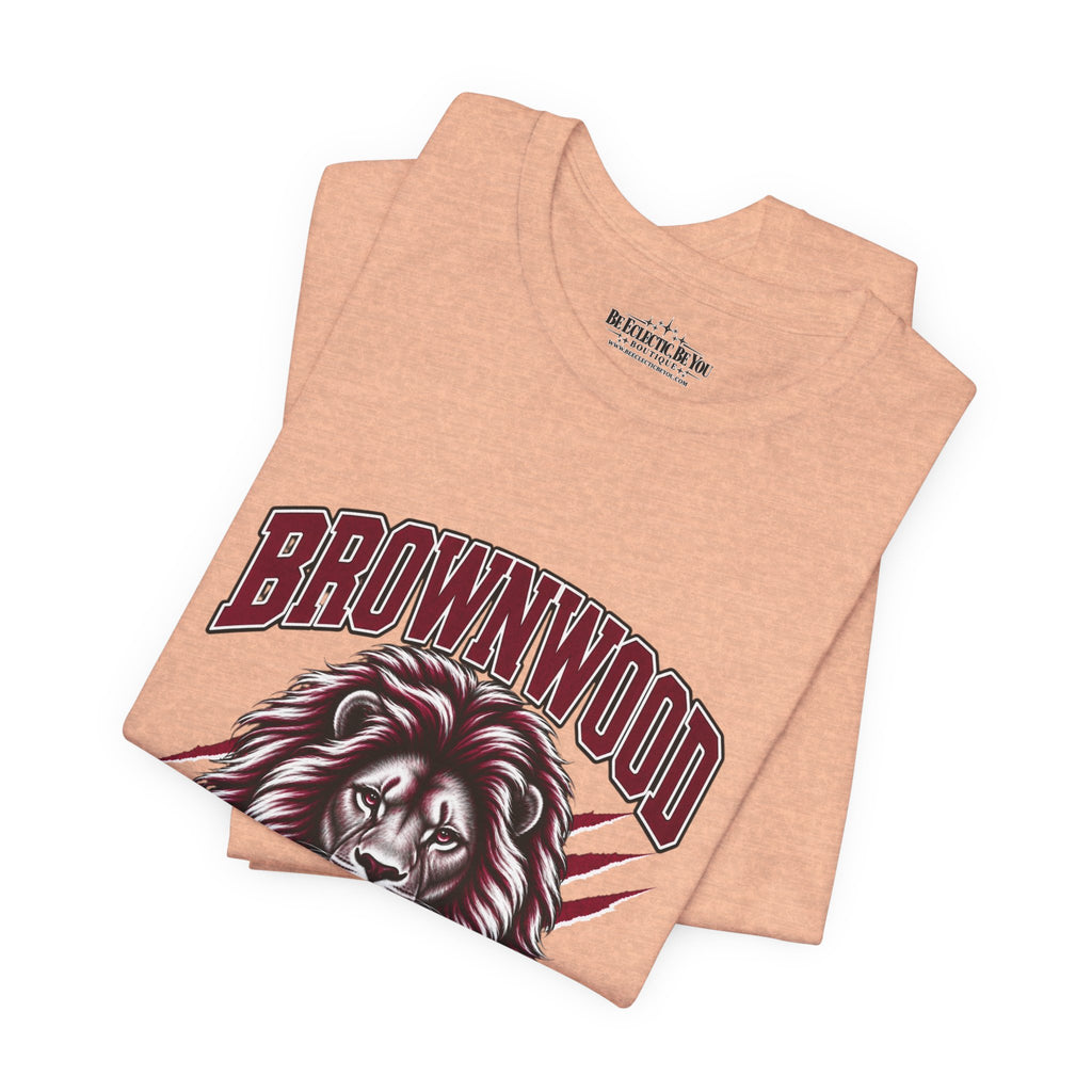 Brownwood Lions Mascot Graphic T-Shirt