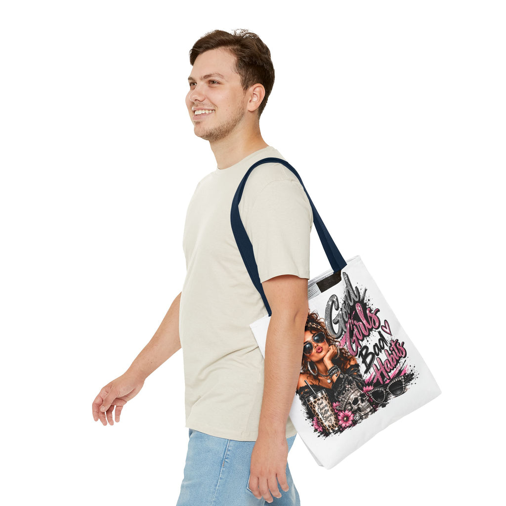 Good Girls Bad Habits Tote Bag — Fashionable Graphic Shopper