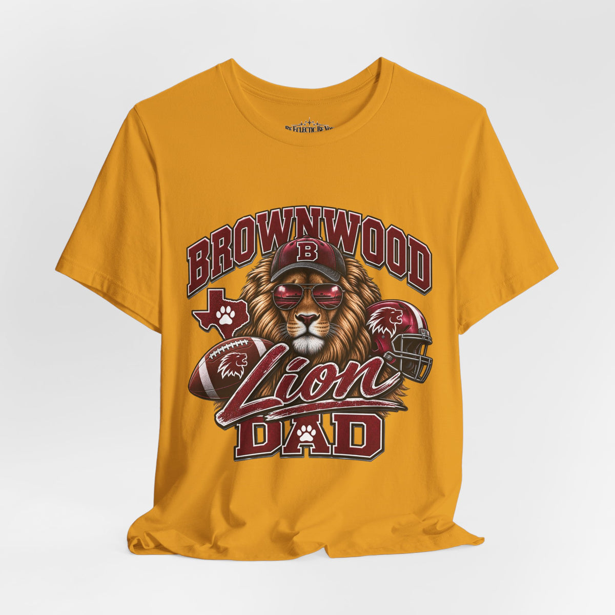 Brownwood Lion Dad Graphic T-Shirt
