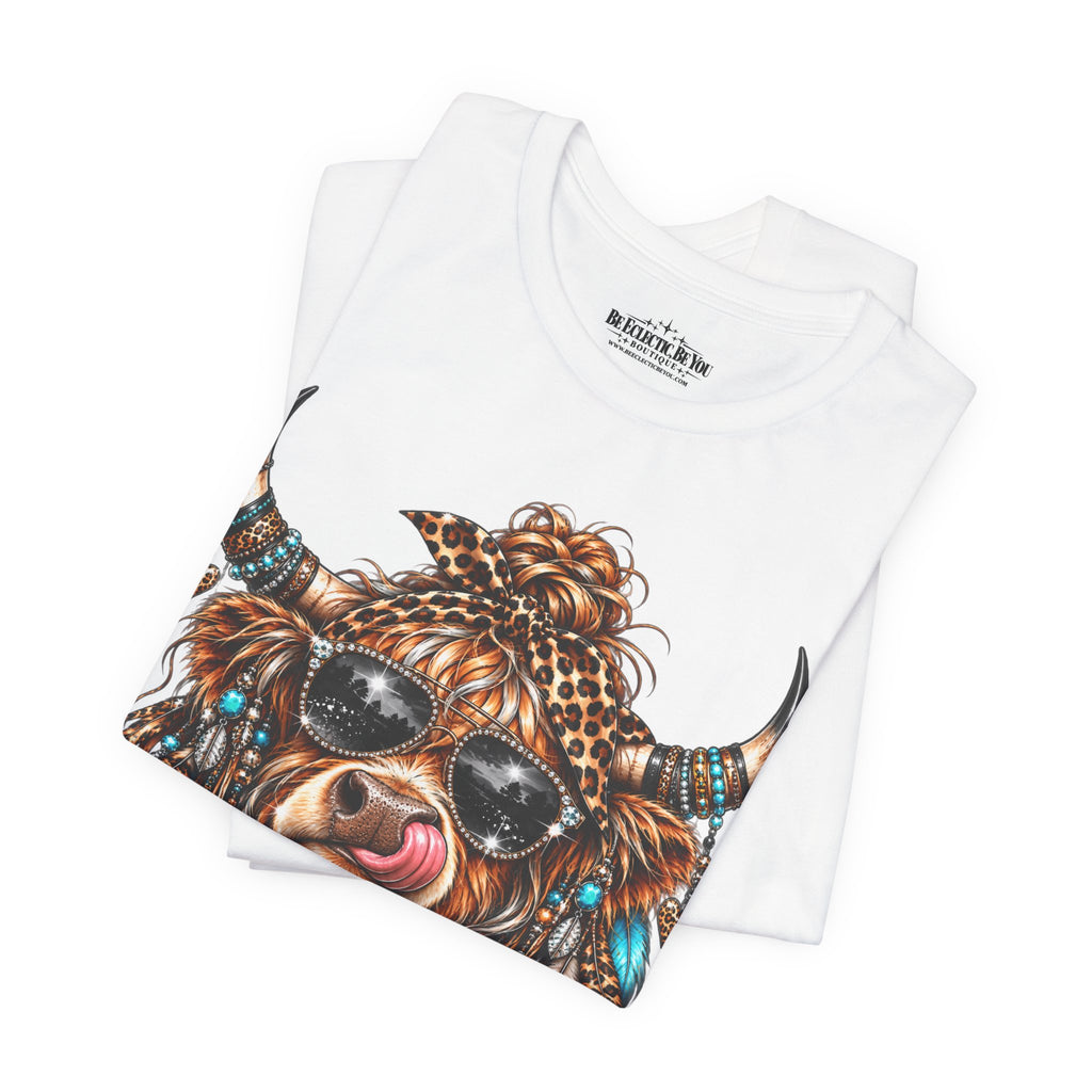 Highland Cow Graphic T-Shirt