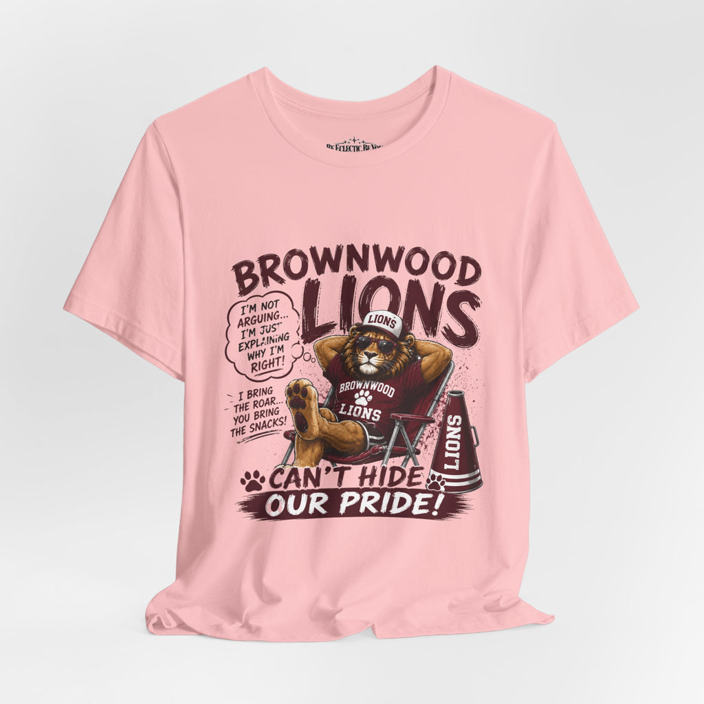 Brownwood Lions Can’t Hide Our Pride Graphic T-Shirt