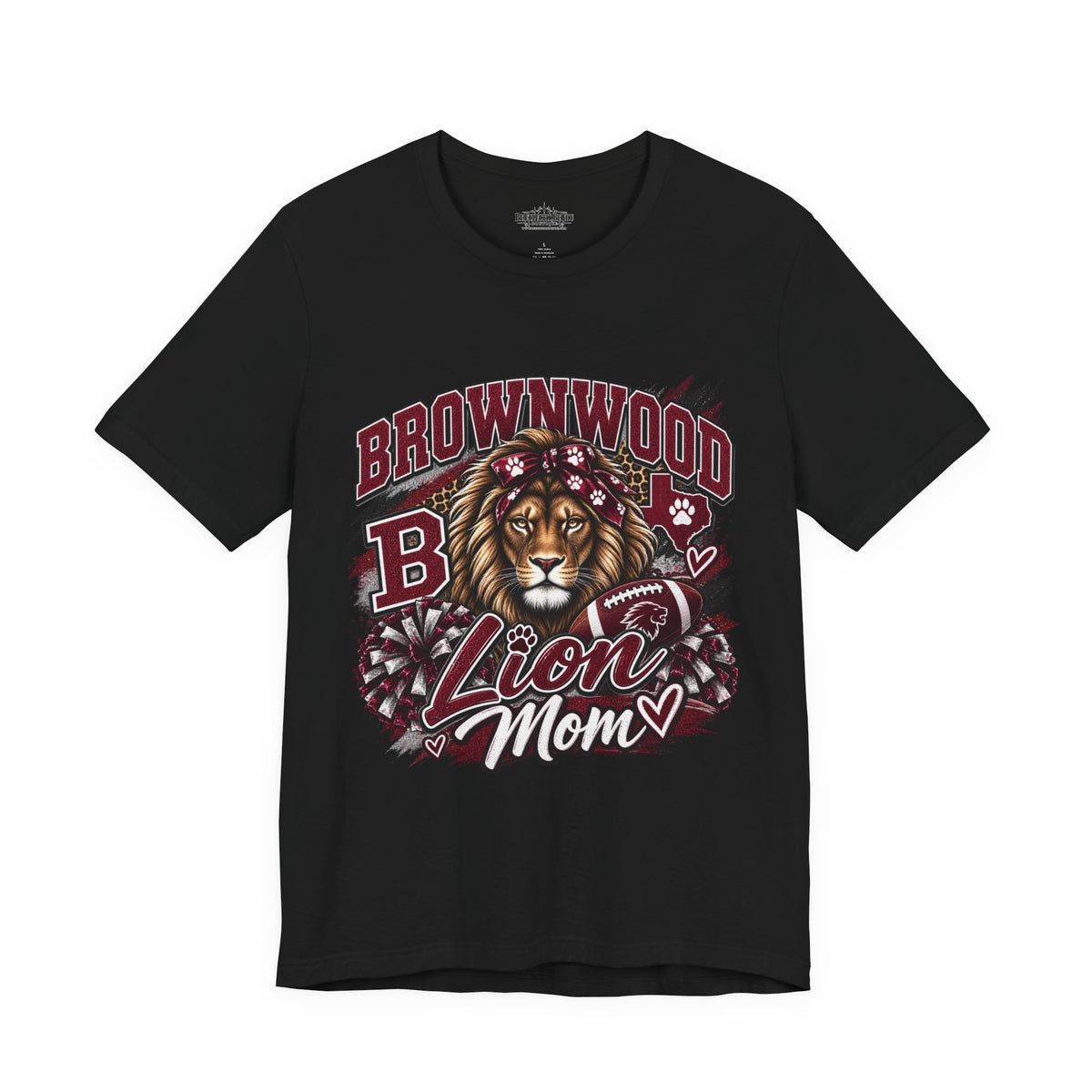 Brownwood B Lion Mom Graphic Tee