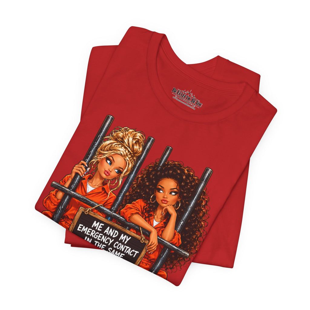 Emergency Contact Friendship Graphic Tee
