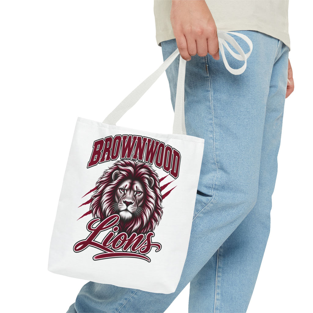 Brownwood Lions Tote Bag – School Mascot Lion Shopper