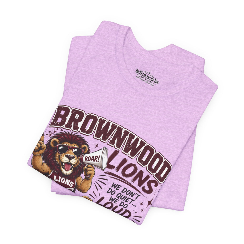 Brownwood Lions Team Spirit Cheer Jersey Tee