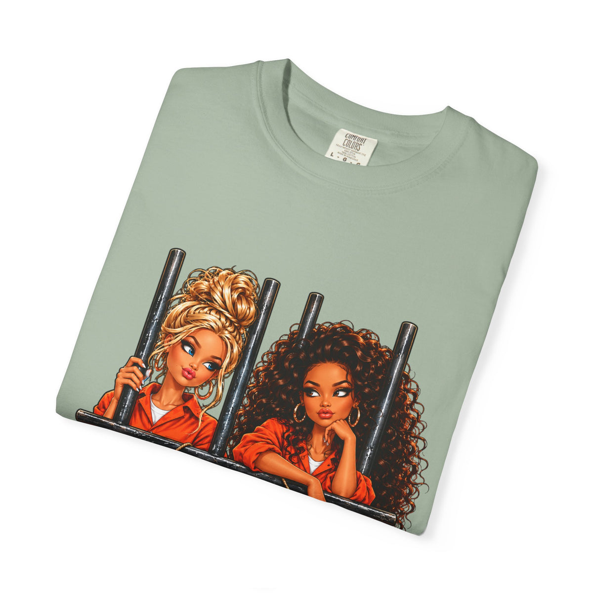 Prison BFFs Graphic T-Shirt — “Me and My Emergency Contact in the Same Emergency”