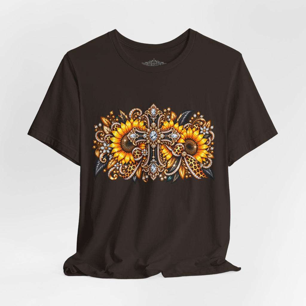 Ornate Sunflower Mandala Tee