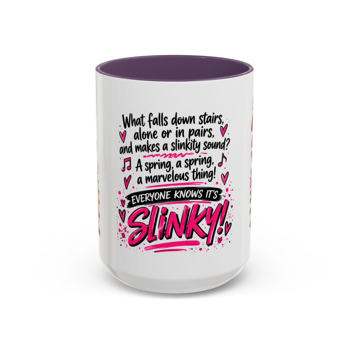 Slinky Coffee Mug — Funny Retro Toy Quote Accent Mug (11/15 oz)