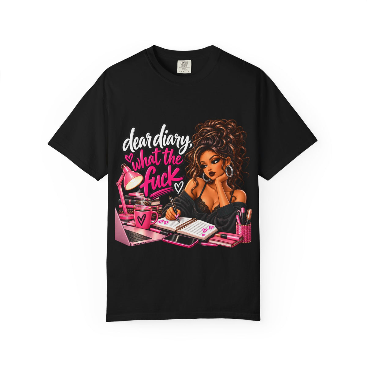 Diary Tee — “Dear Diary, What the F***” Graphic T-Shirt