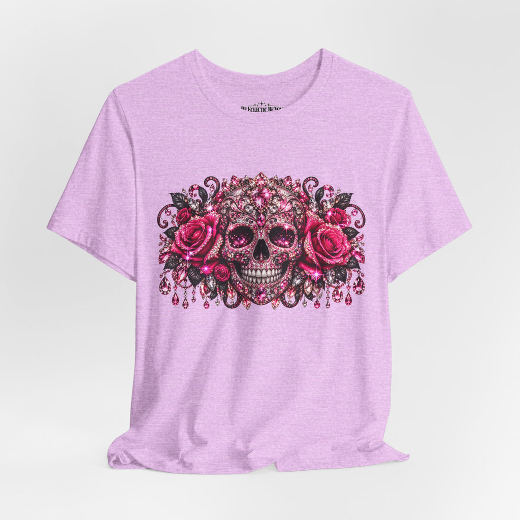 Sugar Skull Roses Gothic T-Shirt