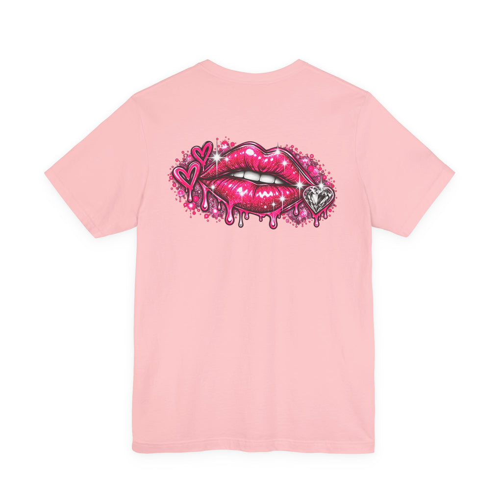 Sparkly Pink Lips Graphic Tee
