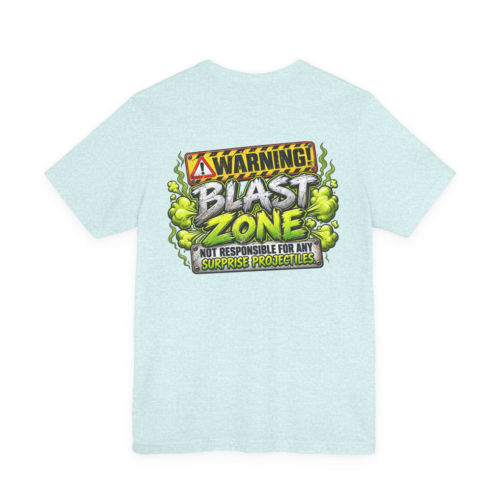Blast Building Warning Zone Graphic Tee