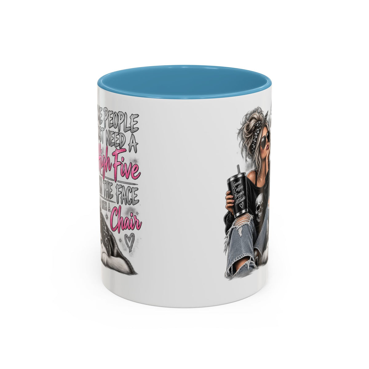 “Some People Just Need a High Five” Mug