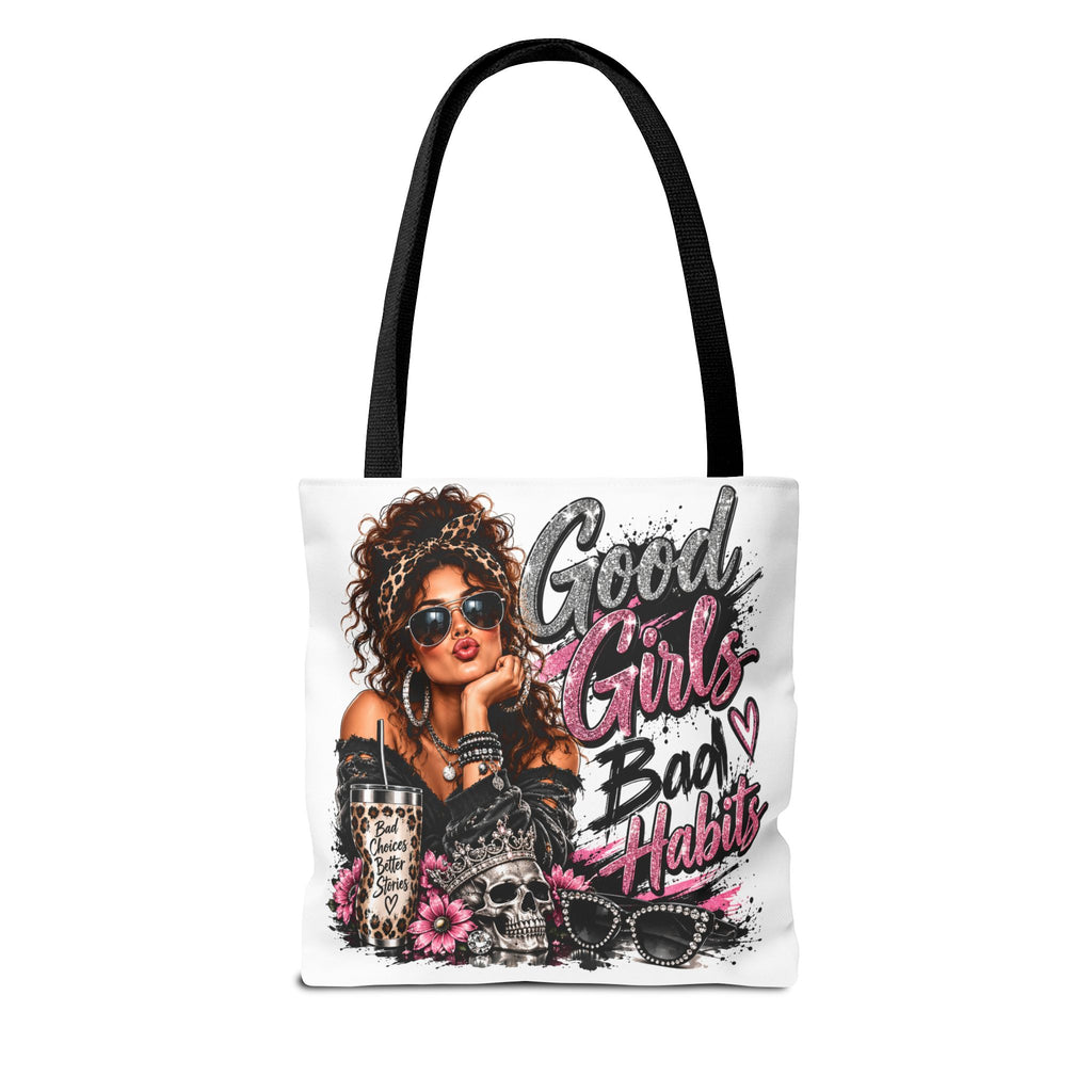 Good Girls Bad Habits Tote Bag — Fashionable Graphic Shopper