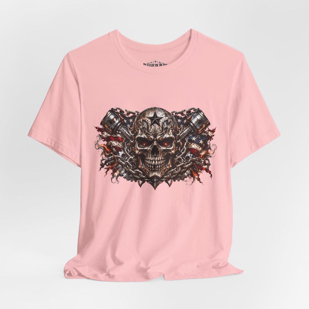 Skull and Chains Gothic Metal T-Shirt
