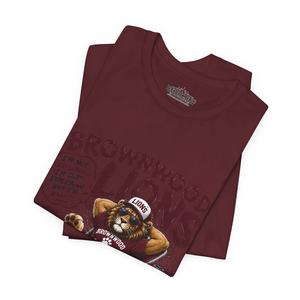 Brownwood Lions Can’t Hide Our Pride Graphic T-Shirt
