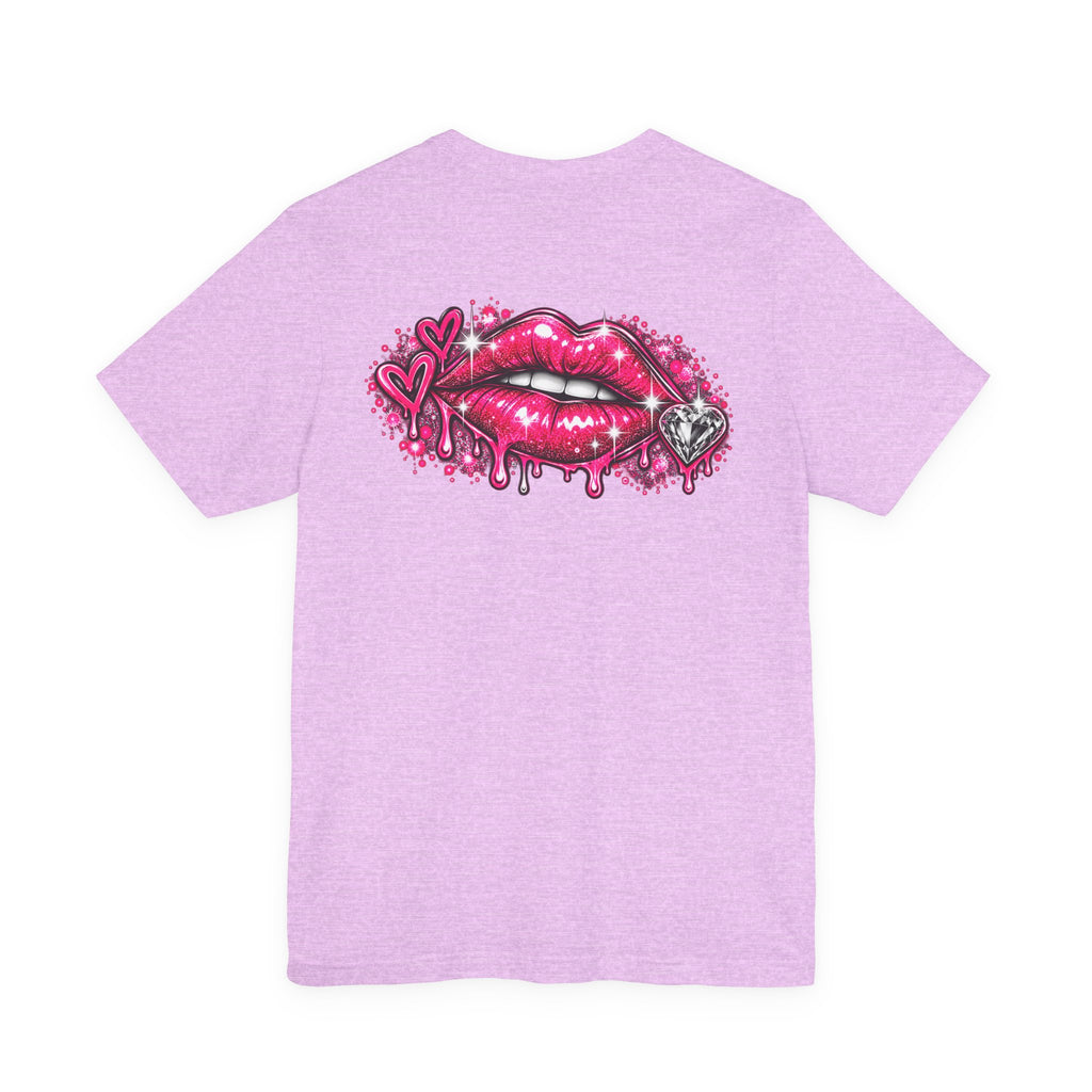 Sparkly Pink Lips Graphic Tee