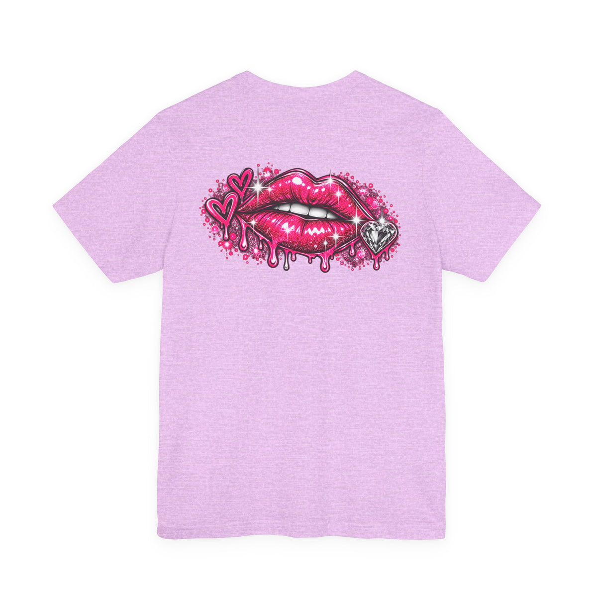 Sparkly Pink Lips Graphic Tee