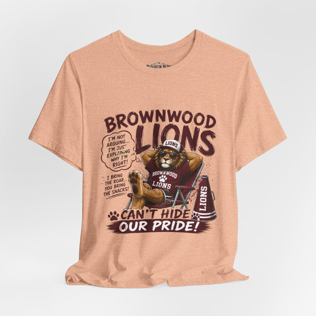 Brownwood Lions Can’t Hide Our Pride Graphic T-Shirt