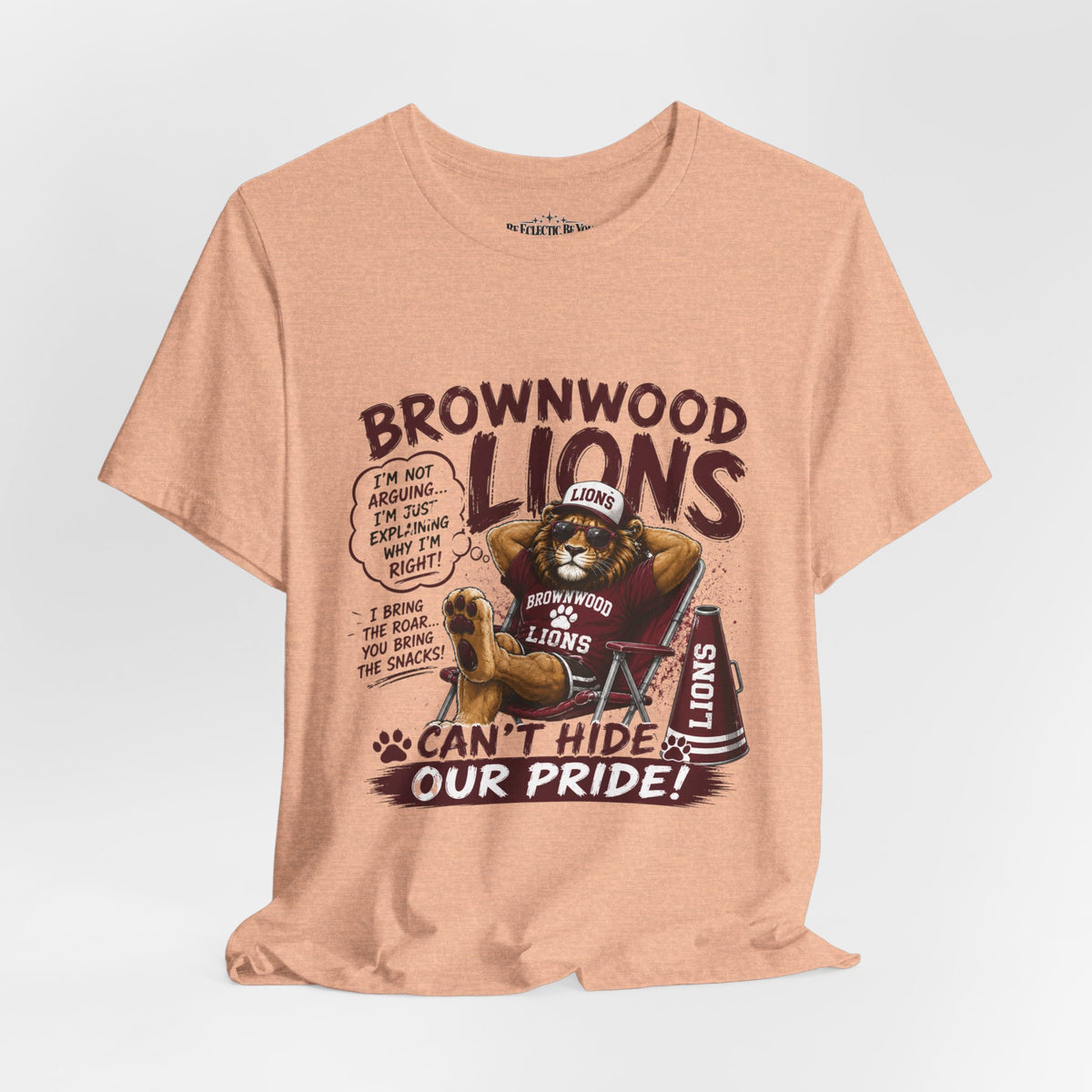 Brownwood Lions Can’t Hide Our Pride Graphic T-Shirt