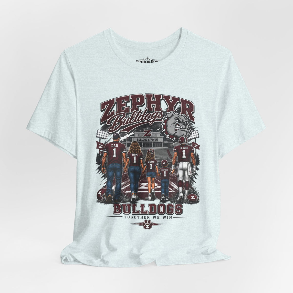 Zephyr Bulldogs Together We Rise Graphic T-Shirt