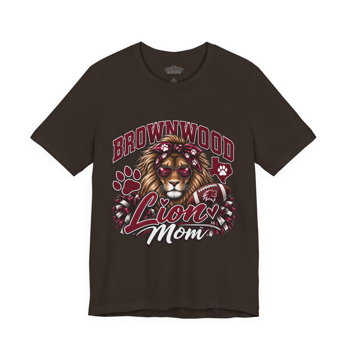 Brownwood Lion Mom Graphic T-Shirt