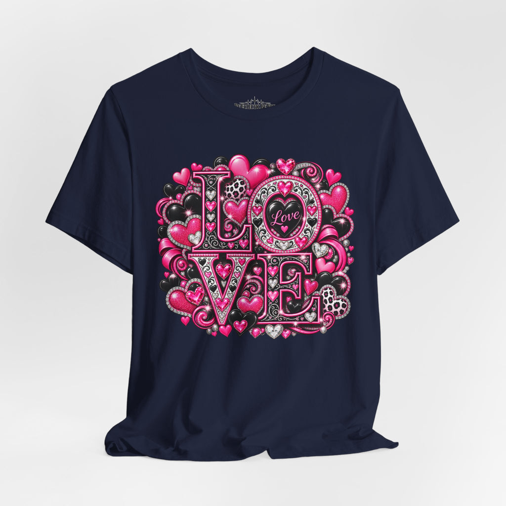 Love Heart Graphic T-Shirt – Romantic Valentine’s Day Tee