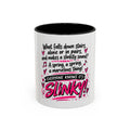 Slinky Coffee Mug — Funny Retro Toy Quote Accent Mug (11/15 oz)