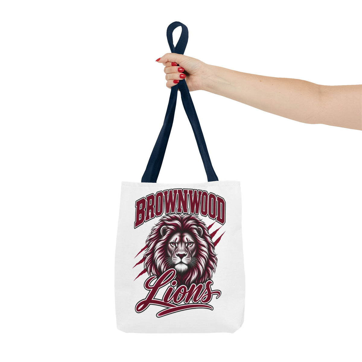 Brownwood Lions Tote Bag – School Mascot Lion Shopper