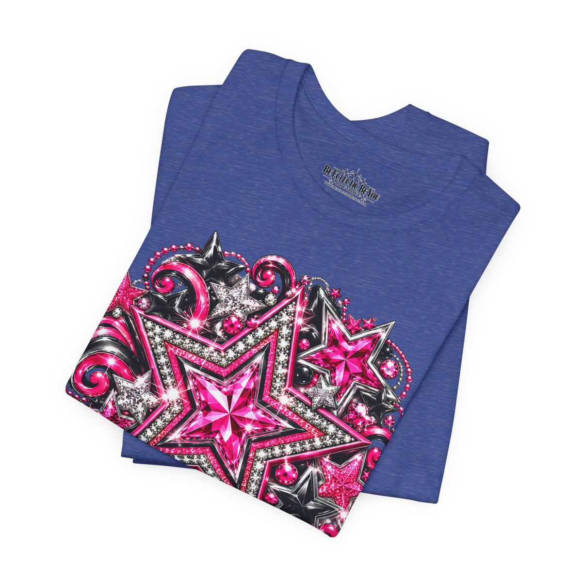 Pink Star Swirl Graphic Tee