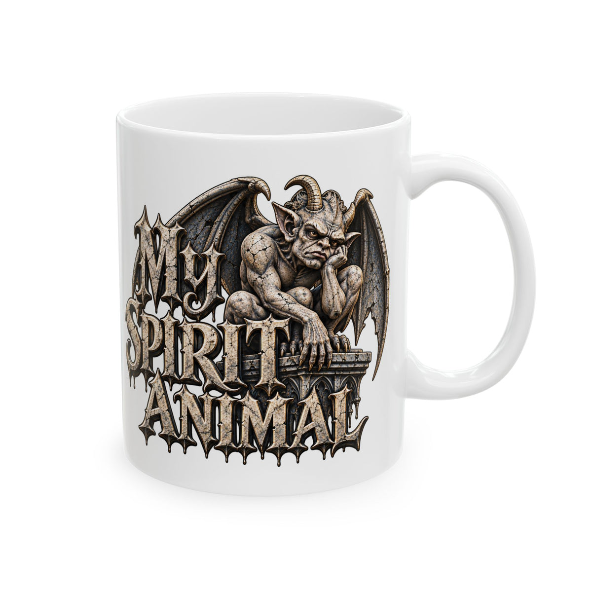 Medieval Fantasy Gargoyle Mug
