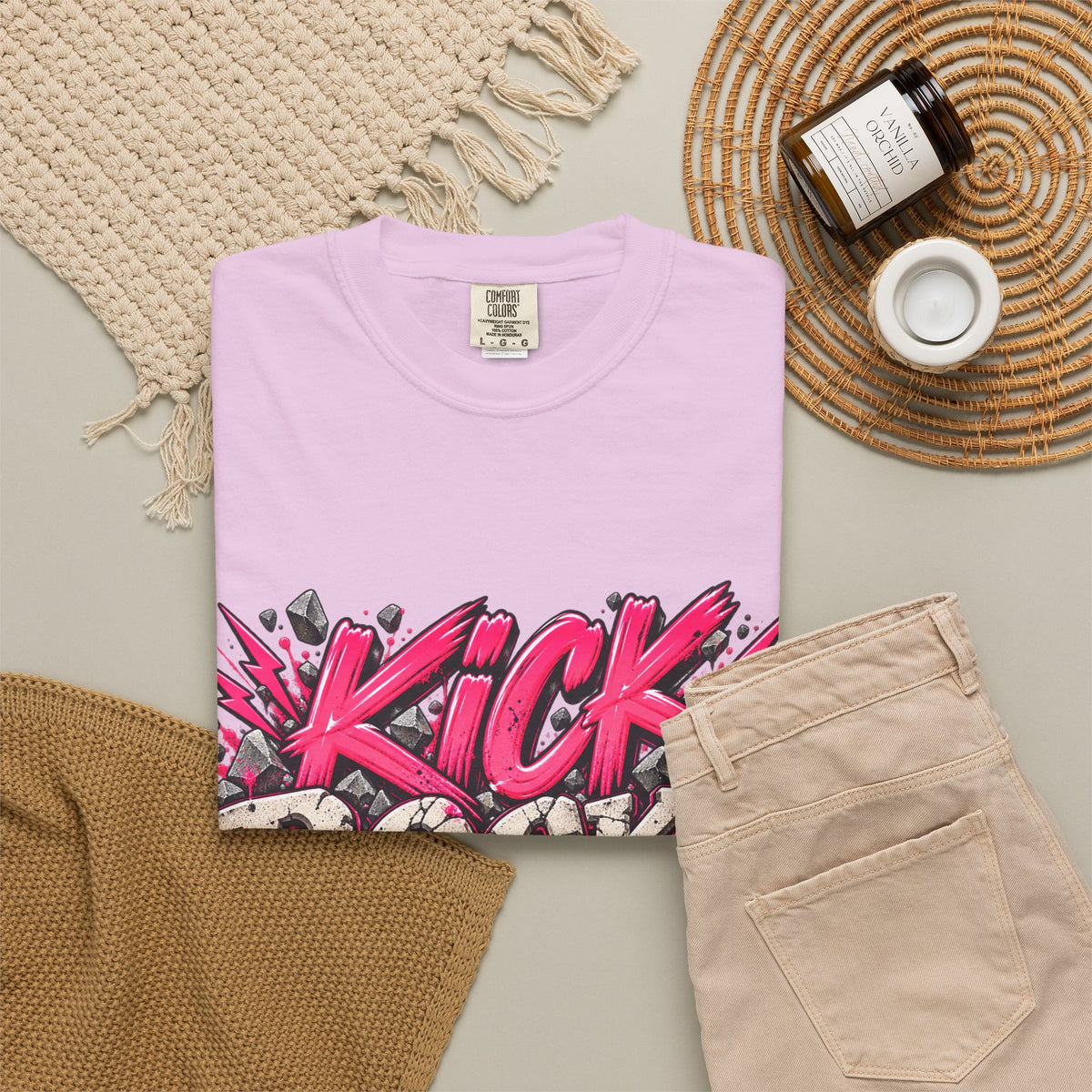 Kick Rocks Graphic T-Shirt — Bold Retro Streetwear Tee