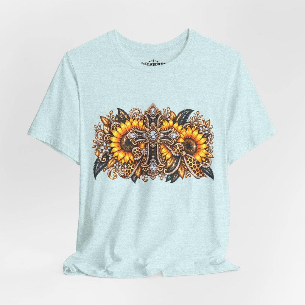 Ornate Sunflower Mandala Tee