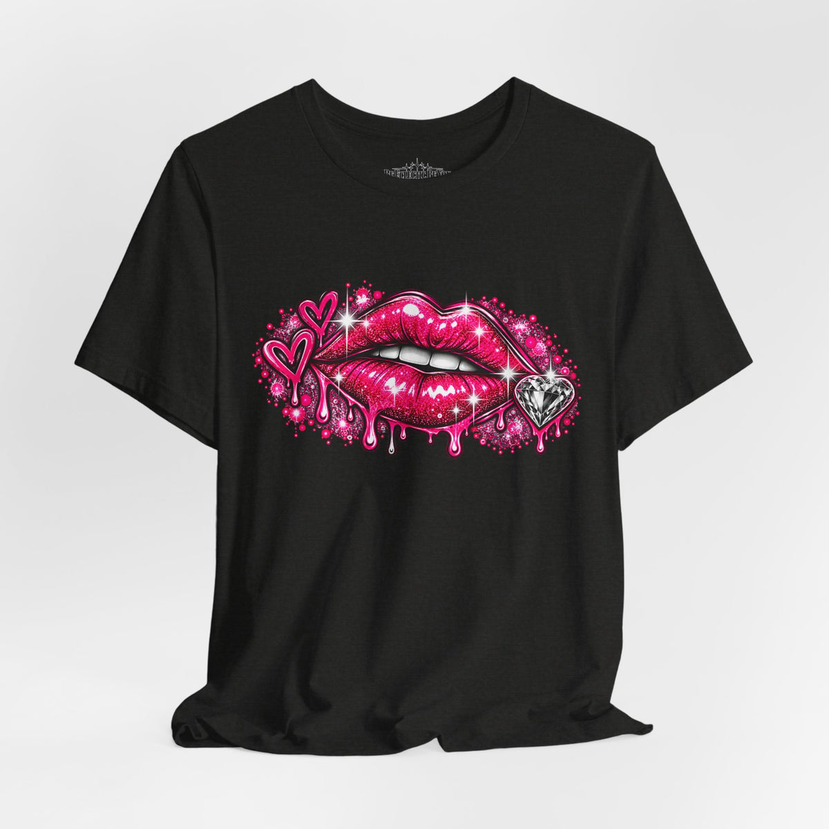 Sparkly Pink Lips Graphic Tee